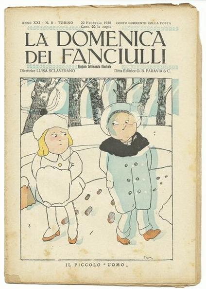 La Domenica Dei Fanciulli N.8 Del 22 Febbraio 1920 - copertina