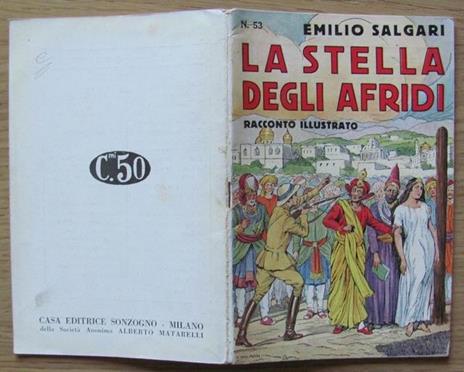 La Stella Degli Afridi - I Racconti Di Avventure N.53 - Emilio Salgari - copertina