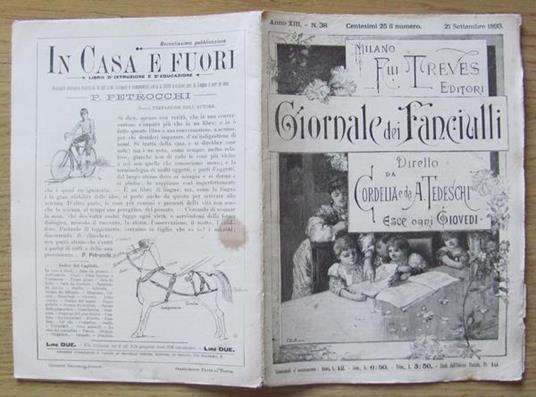 Giornale Dei Fanciulli N.38 Del 1893 - 2