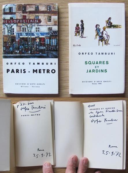 Paris-Metro E Squares Et Jardins. Copia autografata - Orfeo Tamburi - copertina