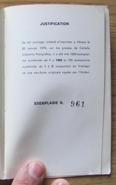 Paris-Metro E Squares Et Jardins. Copia autografata - Orfeo Tamburi - 2