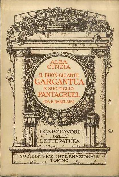 Il buon Gigante Gargantua e suo Figlio Pantagruel - François Rabelais - copertina