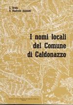 I nomi locali del comune di Caldonazzo