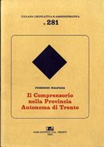 Il comprensorio nella Provincia autonoma di Trento