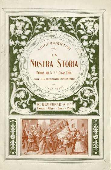 La nostra storia: volume per la 3a classe elementare - Luigi Vicentini - copertina