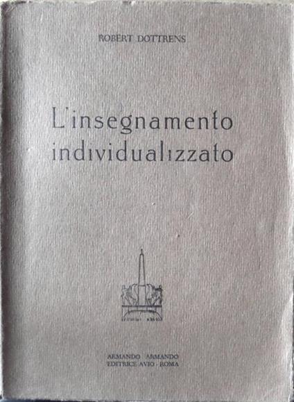 L' insegnamento individualizzato - Robert Dottrens - copertina