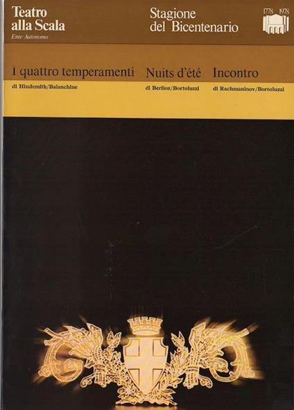 I quattro temperamenti: dal concerto n. 2 per pianoforte e orchestra di S. Rachmaninov - Paul Hindemith,George Balanchine - copertina