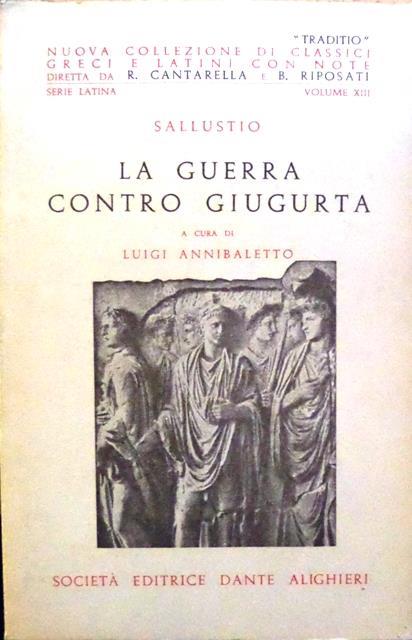 La guerra contro Giugurta - C. Crispo Sallustio - copertina