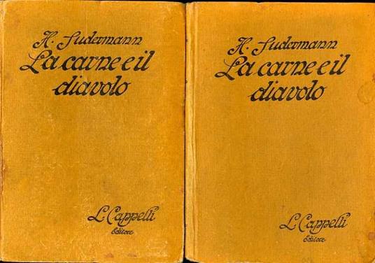 La carne e il diavolo - Hermann Sudermann - copertina