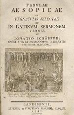 Fabvlae aesopicae ex vernacvlis secetae et in latinvm sermonem versae