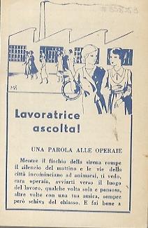 Lavoratrice ascolta - copertina