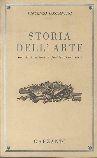 Storia dell’arte - Vincenzo Costantini - copertina