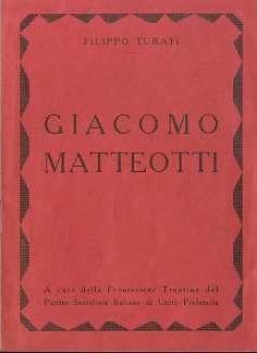 Giacomo Matteotti - Filippo Turati - copertina