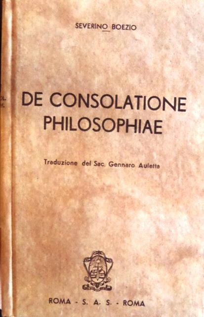 De consolatione philosophiae. Traduz. del sac. Gennaro Auletta. Il fiore dei santi padri, dottori e scrittori ecclesiastici 42 - Severino Boezio - copertina