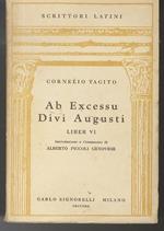 Ab excessu divi Augusti: Liber 6. Introduzione e commento di Alberto Piccoli Genovese