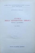 Storia della letteratura ebraica biblica e postbiblica. Thesaurus litterarum. Sez. 1, Storia delle letterature di tutto il mondo 7