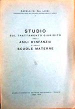 Studio sul trattamento giuridico degli asili d’infanzia e delle scuole materne