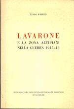 Lavarone e la zona altipiani nella guerra 1915-18: studio