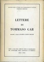 Lettere di Tommaso Gar