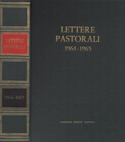 Lettere pastorali: 1964-1965: il Concilio Ecumenico Vaticano II - copertina