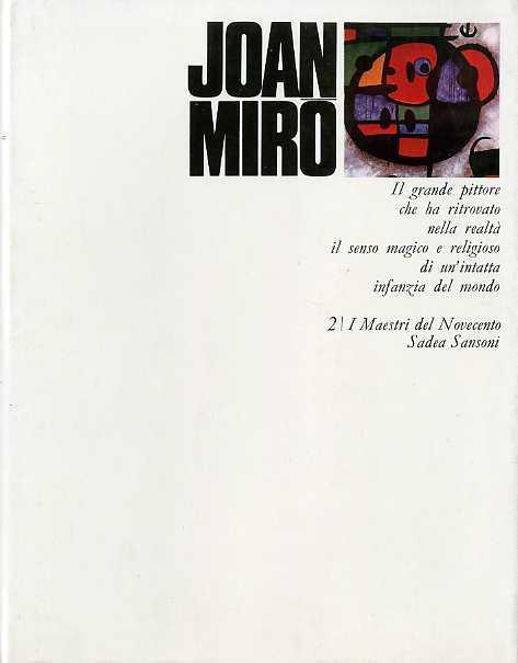 Joan Miró - Mario Bucci - copertina