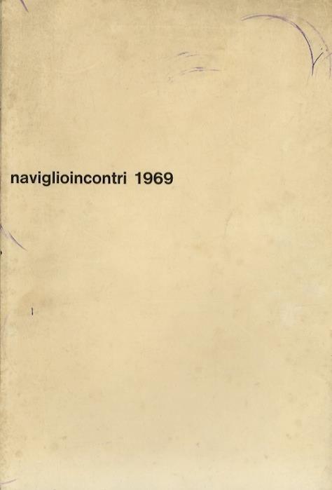 Naviglioincontri 1969 - copertina