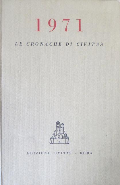 Le cronache di Civitas: 1971 - copertina