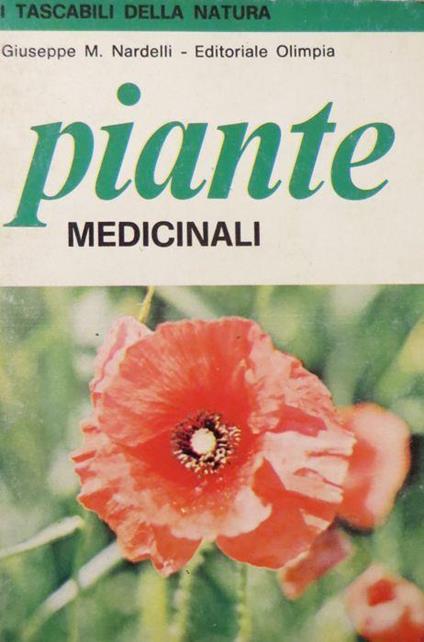 Piante medicinali. I tascabili della natura 8. Disegni di Nicola Piccioli - Giuseppe M. Nardelli - copertina