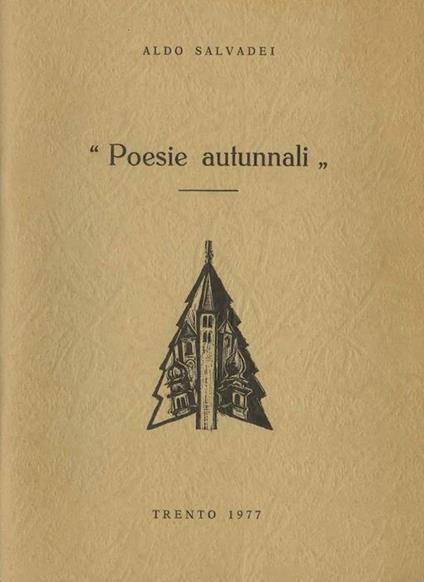 Poesie autunnali - Aldo Salvadei - copertina