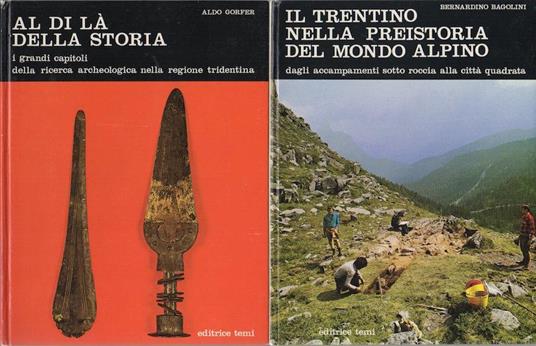 Al di là della storia: i grandi capitoli della ricerca archeologica nella regione tridentina. Il Trentino nella preistoria del mondo alpino: dagli accampamenti sotto roccia alla città quadrata - Aldo Gorfer - copertina