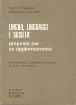 Lingua, linguaggi e società: proposta per un aggiornamento