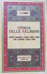 Storia delle religioni: 1. Egitto, Babilonia, Assiria, India, Persia, Cina, Giappone, Grecia, Roma 2. Giudaismo, Cristianesimo, Islamismo. Storie religiosi e iniziatici