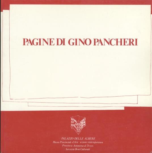Pagine di Gino Pancheri - Gian Pacher - copertina