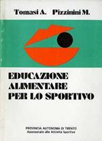 Educazione alimentare per lo sportivo