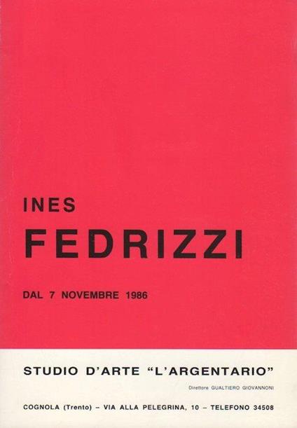 Ines Fedrizzi: dal 7 novembre 1986 - copertina