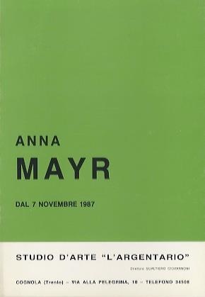 Anna Mayr: dal 7 novembre 1987 - copertina