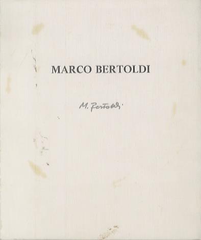 Marco Bertoldi - copertina