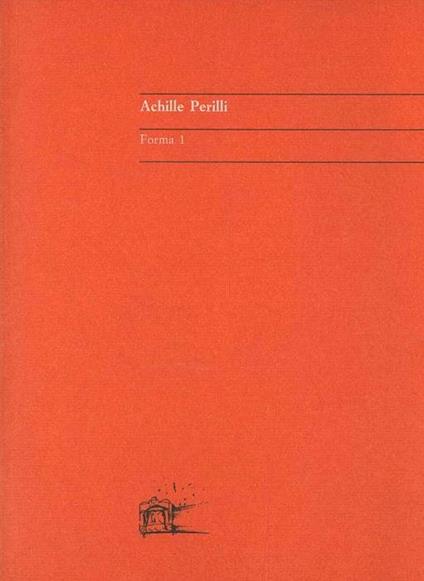 Prolegomena to a Book about Forma 1 - Achille Perilli - copertina