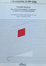 Fuori ruolo: dai lavori tipicamente femminili al diritto alla professione: atti della II Assemblea delle delegate Fp Cgil: Roma, 4 dicembre 1990. I quaderni di FP CGIL. Federazione lavoratori funzione pubblica 25