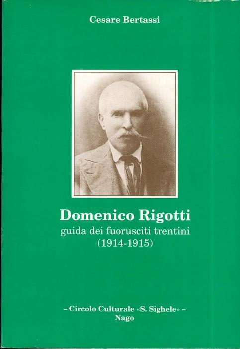 Domenico Rigotti: guida dei fuorusciti trentini (1914-1915) - Cesare Bertassi - copertina
