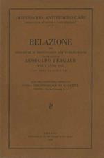 Relazione del direttore del Dispensario antitubercolare della città di Trento e paesi limitrofi comm. dott. Leopoldo Pergher per l’anno. 1925. 1926. 1927. 1928. 1929. 1930. 1931. 1932. 1933