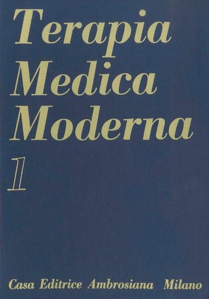 Terapia medica moderna - Lidio Baschieri - copertina