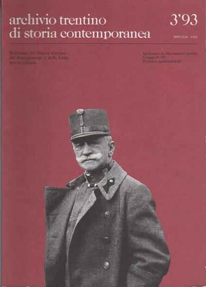 Archivio trentino di storia contemporanea: bollettino del Museo trentino del Risorgimento e della lotta per la libertà - copertina