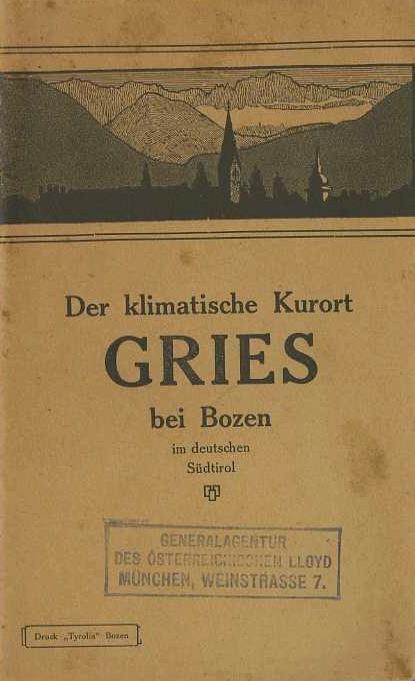 Der klimatische Kurort Gries bei Bozen - copertina