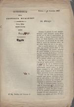 Durante il periodo di mia amministrazione (che chiamerò epoca felice perché mi fu dato di amministrare la più bella, e buona Provincia di questa parte de’ Reali Domini) due volte e brevemente mi allontanai da voi chiamato in patria da domesti affari io mi divisi allora da voi, e con pena. L’inten