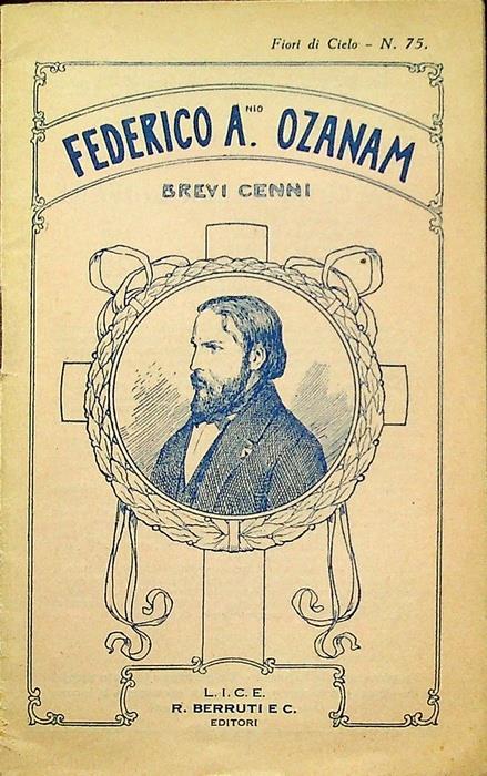 Antoine Frédéric Ozanam: Brevi cenni. Fiori di cielo 75 - copertina