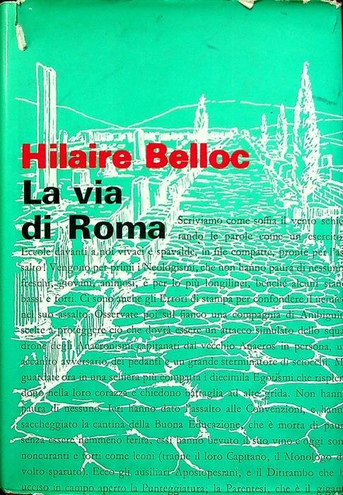 La via di Roma. Trad. di Raffaella Por. Dimensioni dello spirito. 2. serie - Hilaire Belloc - copertina