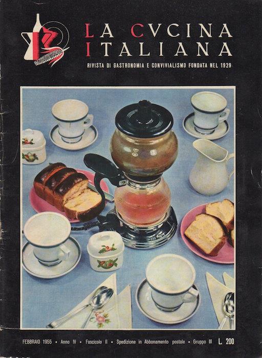 La cucina italiana: rivista di gastronomia e convivialismo fondata nel 1929: Anno IV (1955): ANNATA COMPLETA - copertina