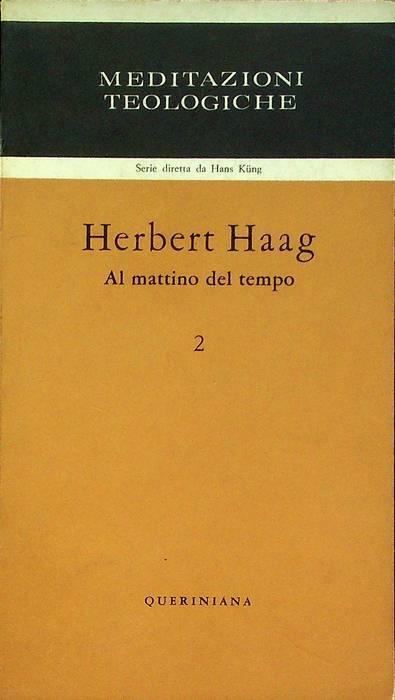 Al mattino del tempo - Herbert Haag - copertina