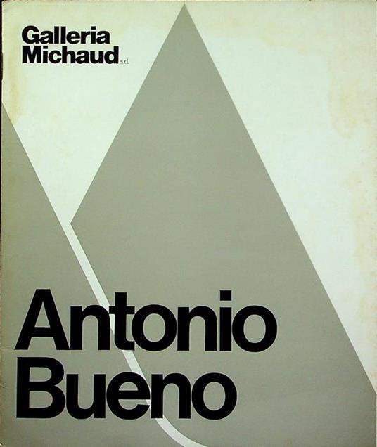 Antonio Bueno: dal 23 ottobre al 18 novembre 1975 - Antonio Bueno - copertina